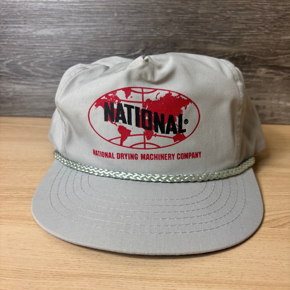 Vintage National Back Gray Trucker National Drying Machinery Company